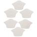 FOMIYES 15 Pairs Cuttable Half Size Stickers Heel Guards Sleeve High Heel Comfort Pads Heel Cups Cushion Heel Liner Protector Shoe Women's White High Heels Heel Stickers Cloth