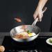 Frying Pan Kitchen Cookware Non Stick Pan Skillet with Sleek Metallic Exterior Stainless Steel Frying Pan Suitable for All Hob Types (Color : 22cm) - Buy Online on GoSupps.com