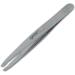 YNR Silver Tone Slanted Flat Tip Stainless Steel Hair Eyebrow Tweezers Tool Precision Hair Plucking for Lady - Buy Online on GoSupps.com