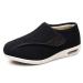 Diabetic Shoes for Women Wide Width Comfortable Fertilizer Diabetic Slippers for Men Unisex Air Cushion Slip On Walking Shoes Orthopedic Diabetic Walking Shoes 9.5 Black