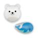 Dr. Brown's Cold Comfort Compress Baby Ice Pack Freezable Reusable First Aid Pain Relief for Kids Small Polar Bear and Whale 2-Pack