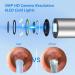 Wireless Earwax Removal Tool with LED Lights | USB Charging Ear Camera for Safe & Painless Cleaning | WiFi Ear Endoscope for Adults & Children - White - Buy Online on GoSupps.com