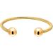 MagnetRX Twisted Cable Stainless Steel Magnetic Bracelet Cuff - Elegant Golf Bracelet for Men & Women - Gold Medium - Buy Online on GoSupps.com