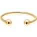 MagnetRX Magnetic Bracelet Bangle | Twisted Stainless Steel | Elegant Golf Bracelet for Men & Women | Gold Small | Shop Internationally - Buy Online on GoSupps.com