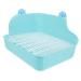 Sosoport Pet Hamster Rabbit Toilet Basin Potty Trainer Corner Small Animal Rabbit Litter Rabbit Potty Green