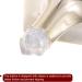 BUY HARFINGTON 1 Pair Gold Tone Heel Repair Replacement for Women - Perfect DIY High Stiletto Heel 1.85 x 2.05 - Buy Online on GoSupps.com