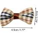RDWESZOD 12 Pcs/6 Pairs Classic Check Pattern Hair Clip for Dogs Cats - Buy Online on GoSupps.com