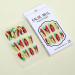 24Pcs Press on Nails Medium French Tips Fake Nails Acrylic Square False Nails Summer Reusable Ombre Artificial Nails for Women and Girls - Buy Online on GoSupps.com
