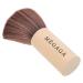 Didiseaon Record Cleaning Brush Makeup Wood Handle Brush Face Brush Foundation Makeup Brush Wooden Handle Facial Brush Blending Make up Brush Blush Brush Miss Metal Highlighter Mix