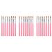 Daroplo 24-Piece Colour Paint Pen Set Pink Petal Pen Nail Brush Short Nail Brush