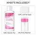 COSCELIA SLIP Solution 60ml - Mini Pump Dispenser with 100 Nail Cleaning Cloths | Nail Art & Manicure Tool - Buy Online on GoSupps.com
