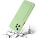 Buy Tivenfezk Nadoli Silicone Case for iPhone 15 Pro - Ultra Thin Shockproof Scratch-Resistant Wallet Cover with Credit Card Holder - Soft TPU Protection in Green - Buy Online on GoSupps.com
