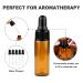 Furnido 5ml Amber Glass Dropper Bottle Pack of 35 - DIY Essential Oil & Perfume Vials with 2ml Droppers - Buy Online on GoSupps.com