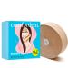 Comfordent Kinesio Tape for Face & Neck Lift - Non-Invasive Wrinkle Remover - Anti-Wrinkle Myofascial Release - V-line Chin Skin Lifting Sticker Patch Roll (Beige)