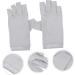 Healeved 1 Pair Uv Gloves Fingerless Gloves for Women Uv Protection Touchscreen Gloves Professional Protection Fingerless Gloves Nail Gloves Women's Lamp Anti-uv Fabric 19.5x8cm - Buy Online on GoSupps.com