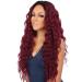 European and American curly hair wigs corn hot red long curly fluffy European and American wig womenLight Brown Linen yellow