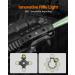 Toughsoul Tactical Flashlight Green Laser Combo | 1450 Lumen, Rechargeable, Picatinny Rail & MLOK Mounted | Rifle Light - Buy Online on GoSupps.com
