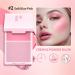 SOUTHJIELING 2 in 1 Cream and Powder Blush Palette Compact Makeup for Long Lasting Natural Color and Smooth Application - Buy Online on GoSupps.com