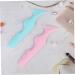 WOONEKY Make Up Stencils 2pcs Heated Lash Curler Silicone Eyeliner Make up Aid Masks Spoon Make up Aid Tools Ruler Usb 15x5.7cm - Buy Online on GoSupps.com