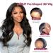 24 Inch Brazilian Body Wave HD Lace Front Wig - 100% Human Hair - Transparent Lace - Pre Plucked Hairline - Natural Color - Buy Online on GoSupps.com