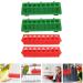Happyyami 4pcs Pigeon Trough Poultry Feeder Bird Feeder Chicken Feeding Troug Chicken Plucker Quail Feeder Parrots Feeder Bowl Piggy Clamshell Household Plastic Drinking Fountain - Buy Online on GoSupps.com
