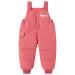 Happy Cherry Baby Winter Pants Newborn Boys Girls Overall Ski Trousers Infant Warm Snow Bib Pant Toddler Windproof Padded Snowsuit Bottoms Elastic Buttom Zipper Outerwear Outftis Clothes 80 A- Pink