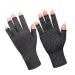 Compression Gloves Fingerless Recovery Gloves Non Slip Carpal Tunnel Gloves Grey L 1Pair Compression Half Finger Gloves