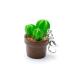 Miniblings cactus charm zipper puller plant potted plant column cactus 3 - handmade fashion jewelry i chain pendant silver -plated - beggar pendant beggar strap - trailer for bracelet