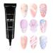 TOMICCA 3D Nail Art Gel 15g Multifunctional Nail Glue Sculpting Gel Rhinestone Glue for Nail Charms DIY Nail Design