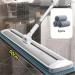 Floor Cleaning Type Flat Mop Dust Mop Flat Self-contained Slide Floor Wet and Dry for Cleaning Floors Home Cleaning Tools(50cm) - Buy Online on GoSupps.com