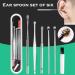 HeeKqon Ear Head Tool Scoop Cleaner Double Rotating Ear Spring Set Six-Piece Beauty Tools with Noise Reduction Ear Plugs - Silver One Size - Buy Online on GoSupps.com