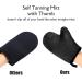 Self Tanning Mitt Set - 2 Pack Black Applicator Mitts for Sunless Tanner Mousse, Lotion, Spray & Oil - Washable & Reusable with Thumb and Face Applicator - Ultimate Tanning Tools - Buy Online on GoSupps.com
