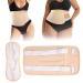 Amacoam castor oil wrap castor oil pack wrap kit (belly + neck) reusable castor oil pack castor oil pack for liver detoxification neck relaxation constipation muscle pain (khaki)