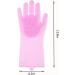 Dishwashing Silicone Gloves Kitchen Brush Gloves Car Wash Gloves Cleaning Gloves Cleaning Hygiene Gloves (pink) - Buy Online on GoSupps.com