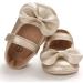 LACOFIA Baby Girls Anti-Slip Bowknot Mary Jane Shoes | 12-18 Months | Gold - Buy Online on GoSupps.com