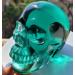 Realistic Healing LIFESIZED 6.9 Inch Green Obsidian Carved Crystal Skull - Buy Online on GoSupps.com