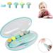 Baby Nail File Clipper Trimmer with Light - Electric & Professional Safe Baby Manicure Set in Green - Buy Online on GoSupps.com