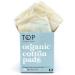 Certified Organic 100% Cotton Thin Regular Absorbent Pads with Wings | Non-Toxic & Biodegradable | 10 Ct Regular | Feminine Hygiene - Buy Online on GoSupps.com