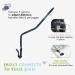 Petique Steel Bike Attachment for All Terrain Pet Joggers - Cat & Dog Cart Adapter - Buy Online on GoSupps.com