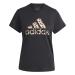 adidas Women's Animal Print Graphic Tee T-Shirt (1 Pack) M Black