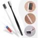 Xuezoioy Disposable Toothbrushes with Toothpaste Pack of 50 - Individually Wrapped Travel Toothbrush Kit for Homeless, Nursing Home, Shelter, Hotel - Bulk Charity Donation (Black+White) - Buy Online on GoSupps.com
