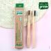 Wellsamed Wellsagreen Bamboo Toothbrush - Soft Activated Carbon Bristles for Eco-Friendly Oral Care - Buy Online on GoSupps.com