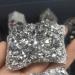 Crystal rough Natural Crystal Rough Home Decoration 1pcs Natural DIY Materials Making Electroplating Silver Raw Gemstone Crystal Cluster Titanium Geode Gifts Specimens Stones 80-100g