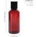 4oz Empty Amber Brown Plastic Squeeze Bottles (6 pack) - BPA-Free for Shampoo, Lotions, Soap - 4oz Amber Brown - Buy Online on GoSupps.com