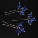 JWICOS Bridal Wedding Crystal Hair Pins - Pack of 3 (Blue Silver) - Hair Accessories for Women and Girls - Buy Online on GoSupps.com