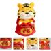 Hoement 1Pc year of the tiger bobble head ornament year of the figurine Shaking Head Bubble Toy 2022 Ornament wild cute desk decorations Home Animal Decoration puppet to rotate Lucky resin Red 1 6X6X9.5CM - Buy Online on GoSupps.com