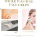 Housoutil Face Brush Handheld Face Scrubbers Manual Facial Brush Handheld Face Wash Brush Silicone Facial Brush Face Wash Brush for Pore Cleansing Silica Gel Miss Washing Device Long Handle - Buy Online on GoSupps.com