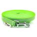 Twinkys Dog Style tow leash rubberized 20 mm wide for dogs up to 50 kg - without hand loop 35 meters neon green made in Germany 35 meters neon green 20 mm to 50 kg