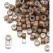 KOCONI 1000Pcs 5.0mm Silicone Lined Micro Rings Beads for Pre Bonded Hair Extensions - #13 Light Blond - Buy Online on GoSupps.com
