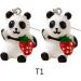 Feyley Bear Motif Earrings for Women & Girls | Cute Panda Trailer Style | Lightweight Cartoon Earrings - Buy Online on GoSupps.com